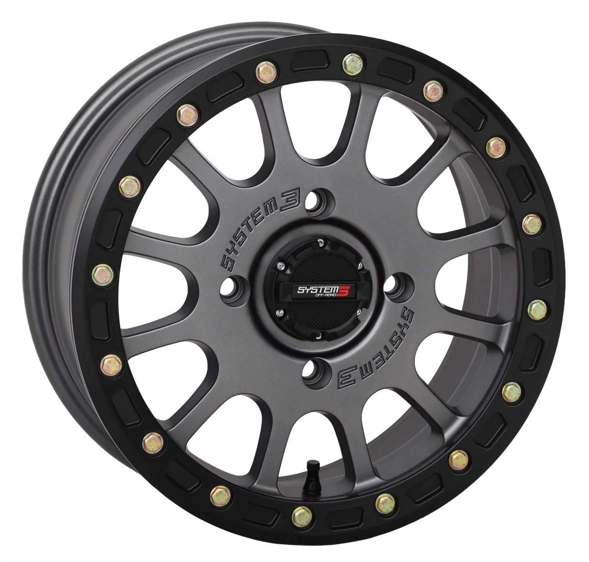 System 3 SB-5 14" Wheels Grey 30" Trail Saw 2.0 Tires Can-Am Commander Maverick Renegade Outlander Defender