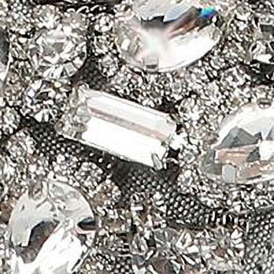 BADGLEY MISCHKA Womens Silver Toe Strap Metallic Rhinestone Round Toe Block Heel Fastener Dress Sandals Shoes 7