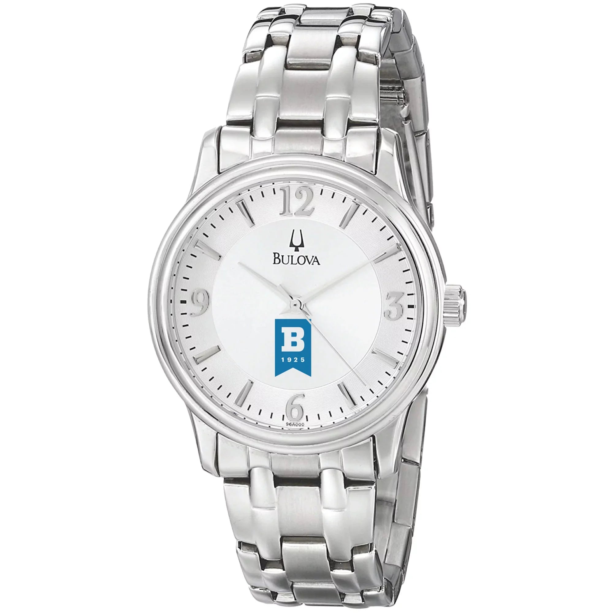 Men's Bulova Silver University of Baltimore Stainless Steel Quartz Watch