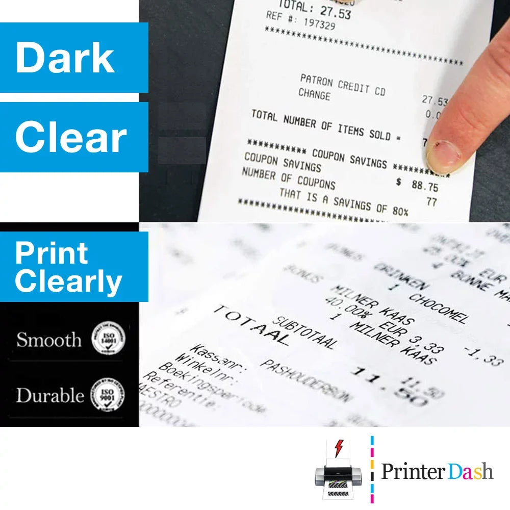 PrinterDash Fitting Replacement for Star-Micronics MP-200 Series/MP-235/MP-242/MP-292/MP-512/SP-200 Series/SP-212/SP-242/SP-500/SP-2000 Black/Red P.O.S. Printer Ribbons (6/PK) (67115)