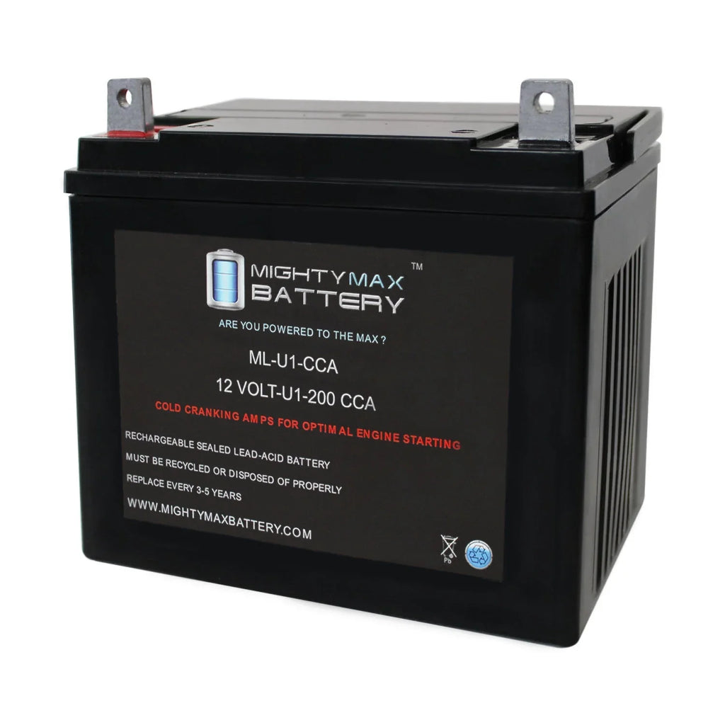 ML-U1 12V 200CCA Battery for Bobcat Textron BZT2000 Walk Behind Mower