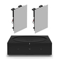 Sonos INWLLWW1 In-Wall Speaker Pair with Amp Wireless Hi-Fi Player