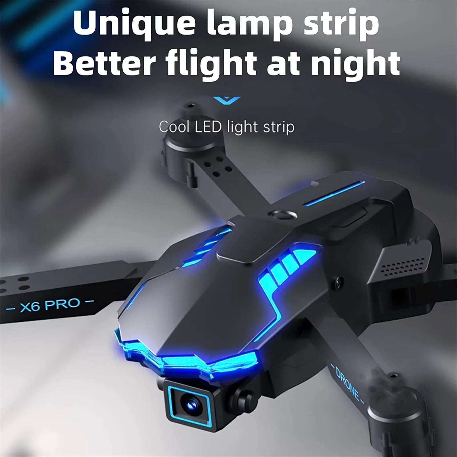 Speed Smart 4 With 4K HD FPV Single Camera For Kids And Adults Mini Foldable RC Airplane WiFi RC Quadcopter Off Track Headless Mode One Button StartSmart Obstacle Avoidance