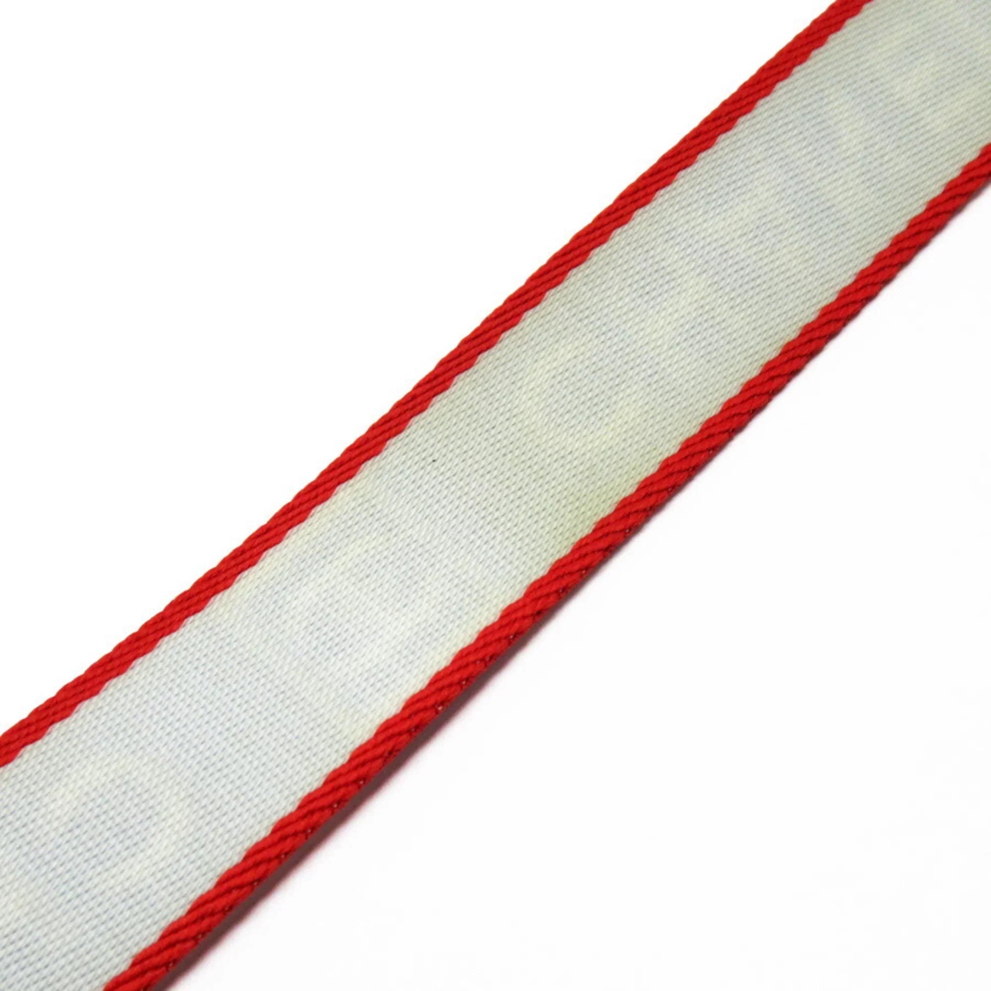 Pre-Owned Chanel CHANEL neck strap white x blue red silver nylon canvas metal material (Good)