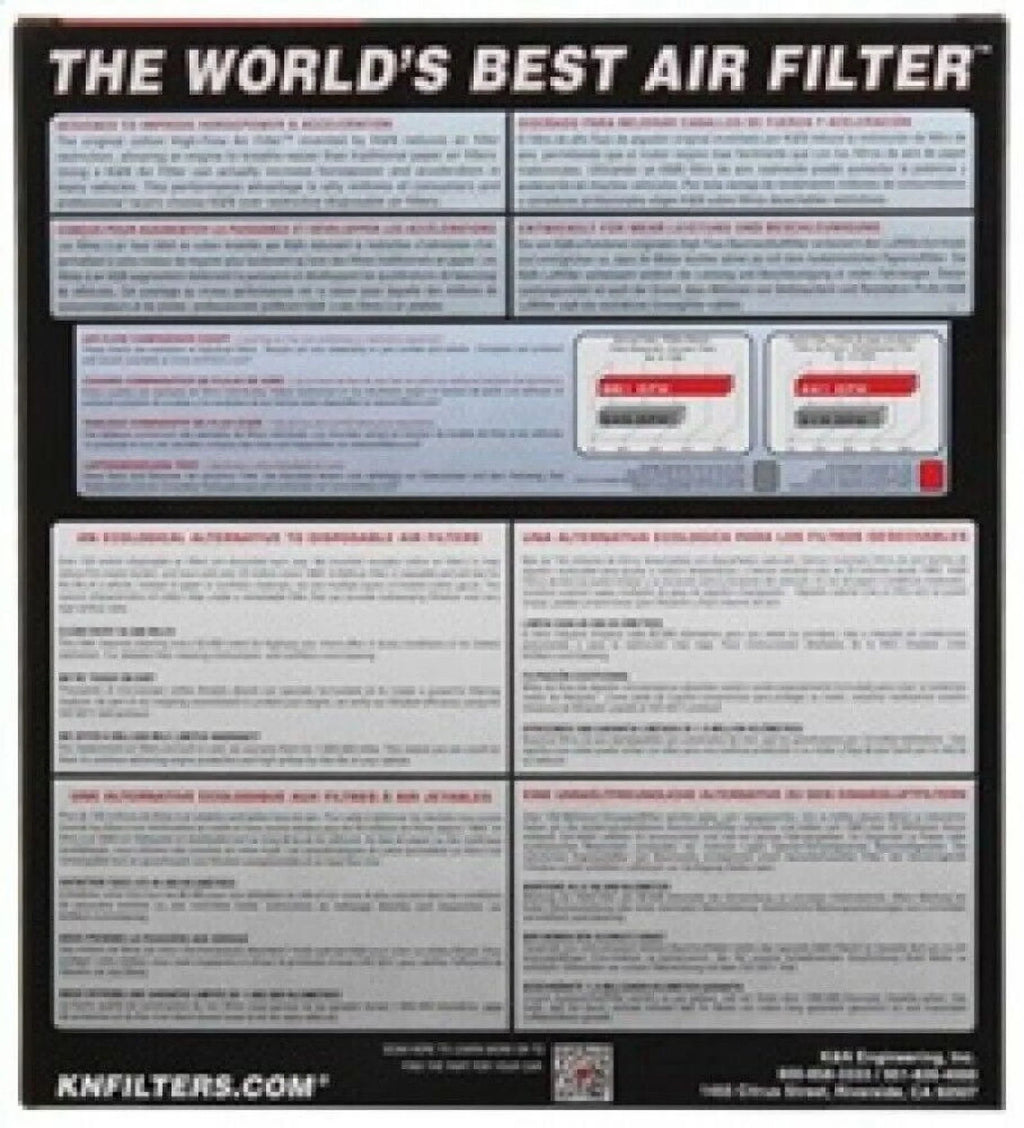 K&N Engine Air Filter: High Performance, Premium, Washable, Replacement Filter: 2004-2010 DODGE /CHRYSLER (Challenger, Charger, Magnum, 300, 300C), 33-2295