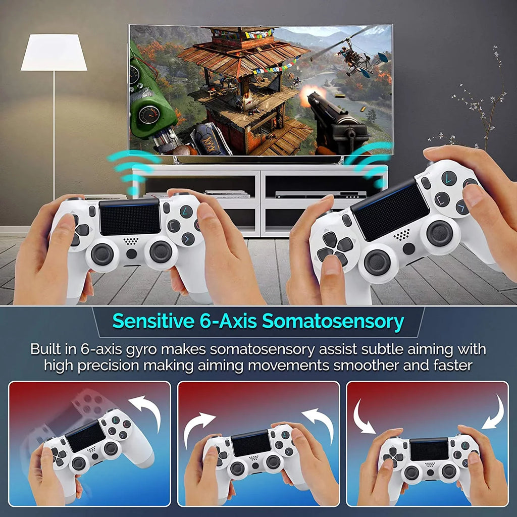 PRO Wireless GamePad Matching with Samsung Galaxy S22 Ultra 5G Controller Plus 1,000 Battery/Built-In Speaker/Gyro/Remote BlueTooth Slim (White)