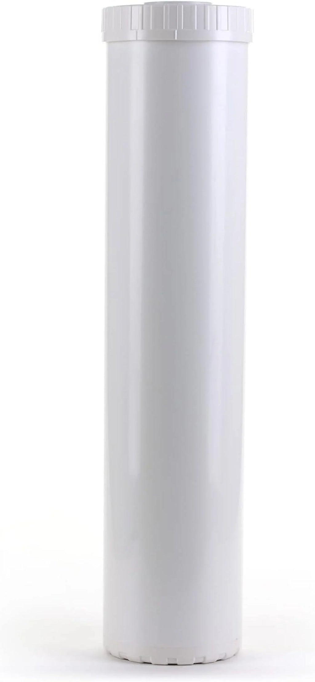 White Empty Water Filter Cartridge Resilient Construction For Pre Post, Fits Standard Housings 4.5 X 20