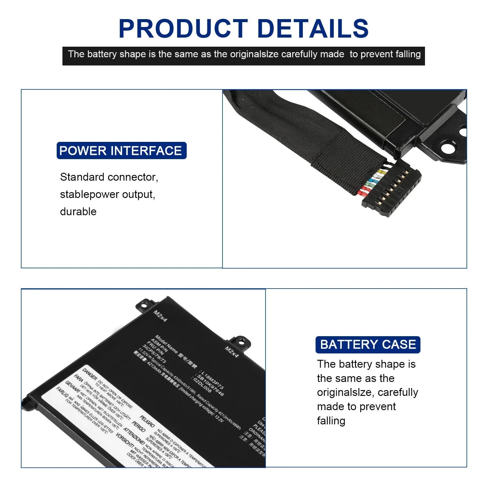 L18C3P72 Battery for Lenovo ThinkPad T490 T495 P43S T14 P14s 1st Gen