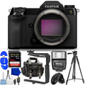 FUJIFILM GFX 50S II Medium Format Mirrorless Camera 600022316 - Accessory Bundle