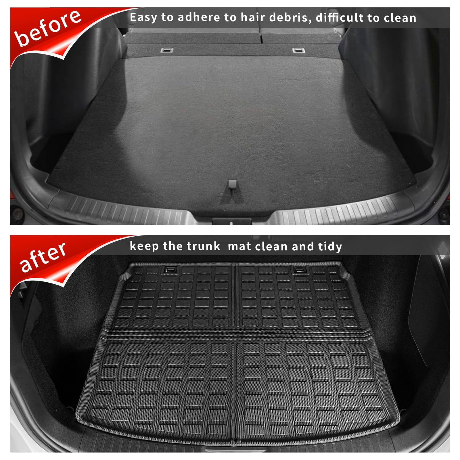 Fit 2023 2024 Honda CRV Trunk Mat Cargo Liner Trunk Liner 2023 Hybrid CR-V Accessories (Upper Deck)