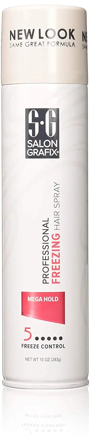 Salon Grafix Mega Hold Freezing Hair Spray, 1.5 oz (Pack of 6)