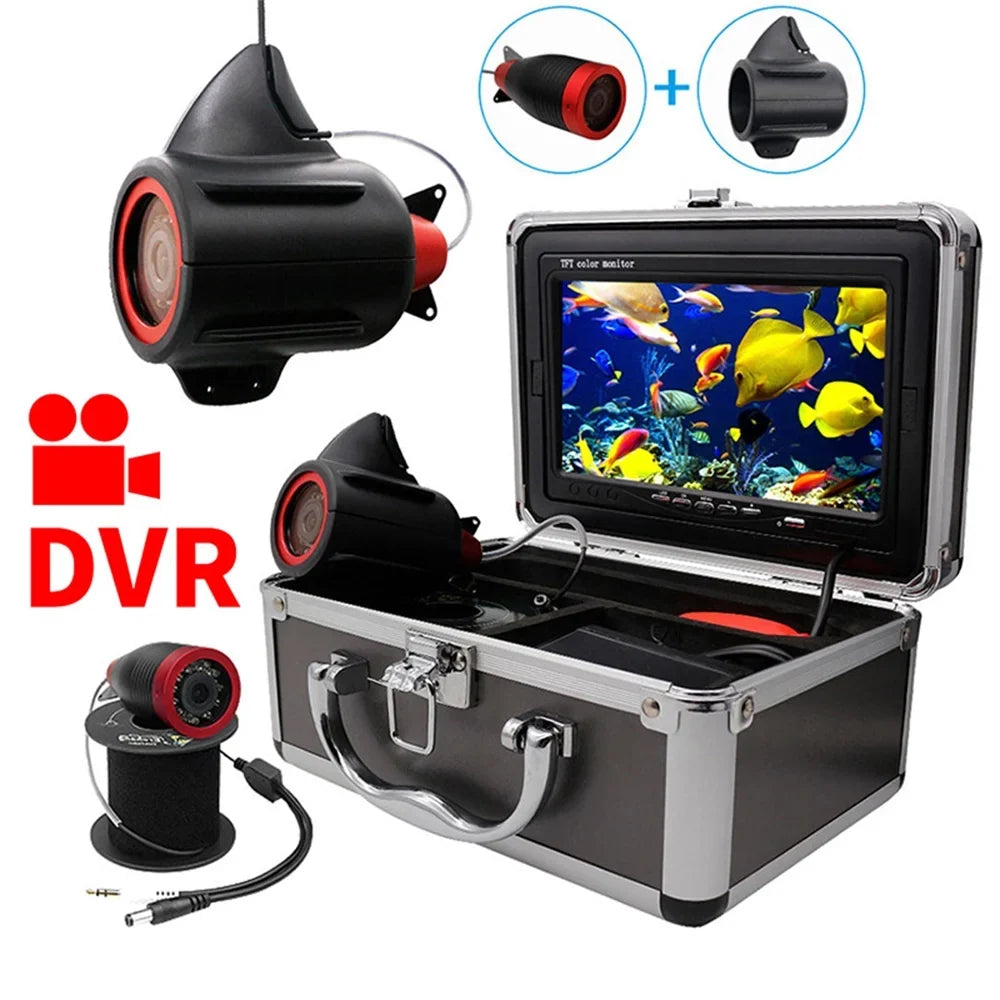 Erchang 7 Inch DVR Underwater Fishing Camera for Lake Sea Fishing, Portable Video Fish Finder