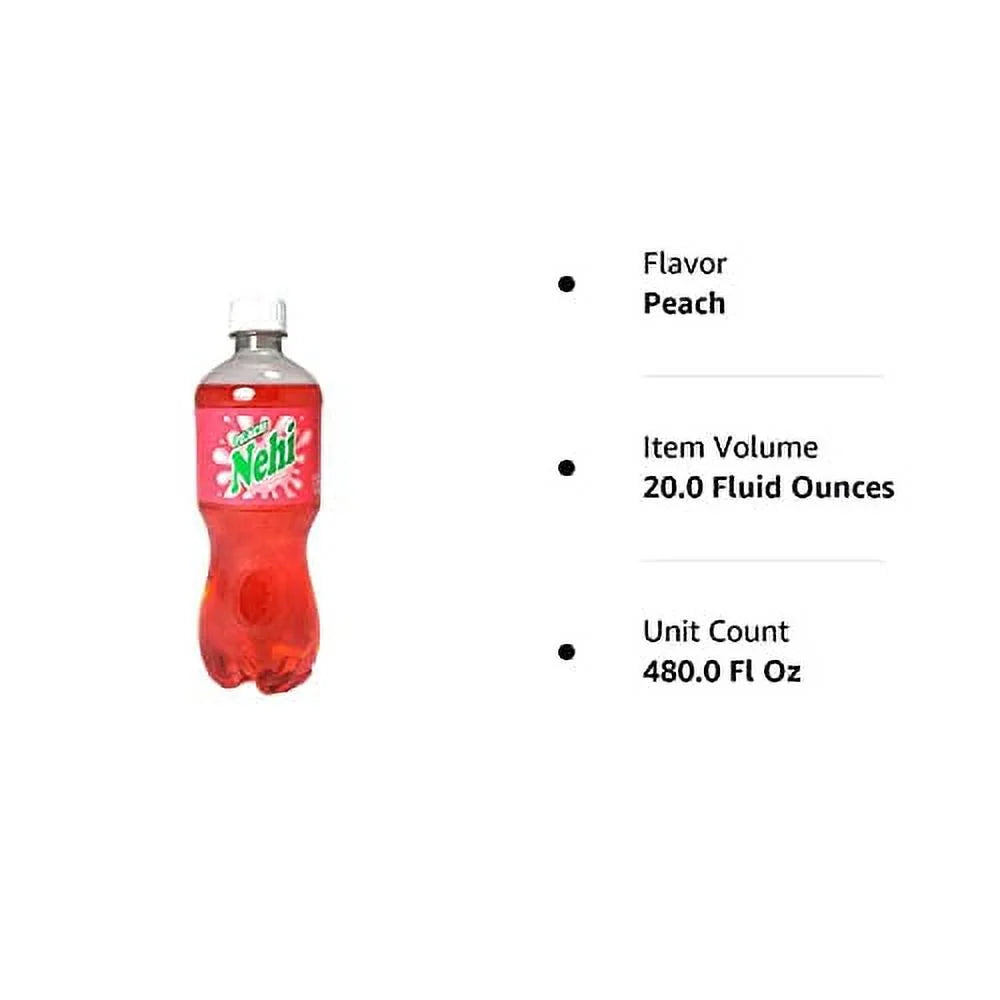 Nehi Soda Peach 20 Oz (Pack Of 24)