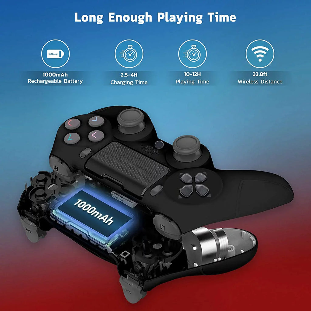 PRO Wireless GamePad Matching with Samsung Galaxy S21 FE 5G Controller Plus 1,000 Battery/Built-In Speaker/Gyro/Remote BlueTooth Slim (Black)