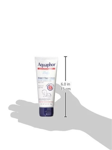 Aquaphor Baby Diaper Rash Cream 3.5 Ounce Pack of 3
