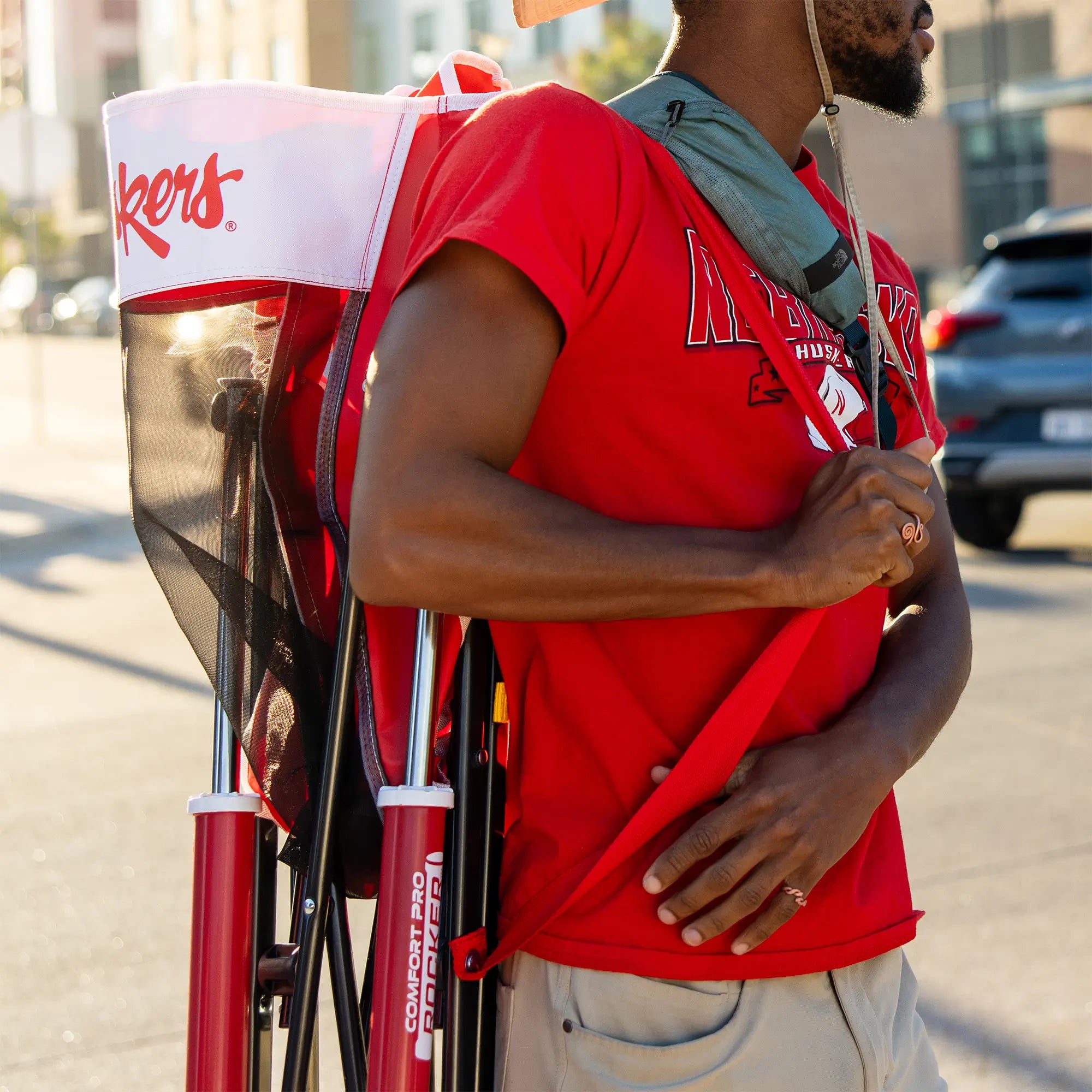 College Comfort Pro Rocker™ - Nebraska Cornhuskers | Choice MI93